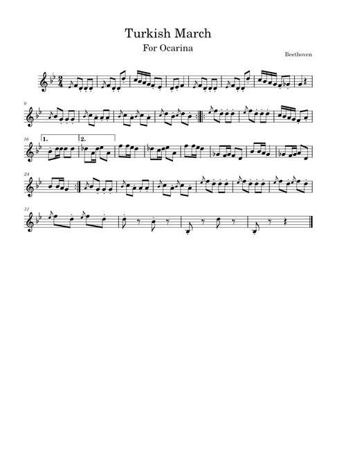 Turkish march – Ludwig van Beethoven Turkish March