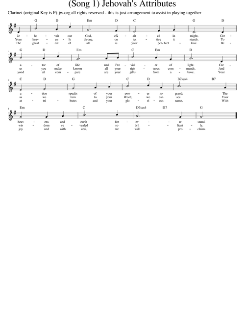 001 Jehovahs attributes e flat alto sax jw org