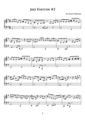 Jazz Exercise No. 2 – Oscar Peterson Sheet Music for Piano (Solo