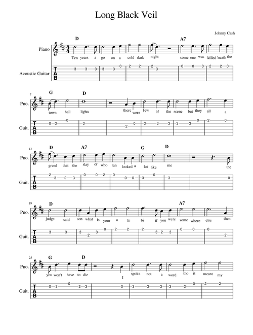 Long black veil - Rosanne Cash