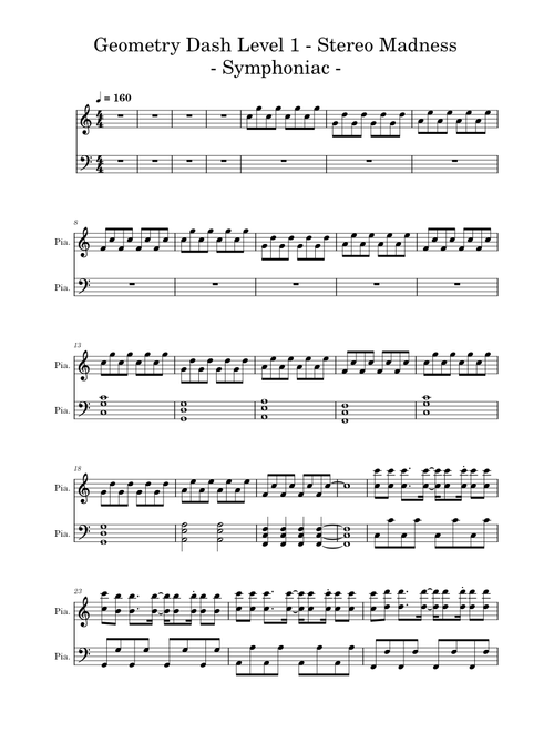 Symphoniac - | Free sheet music | Download PDF or print on