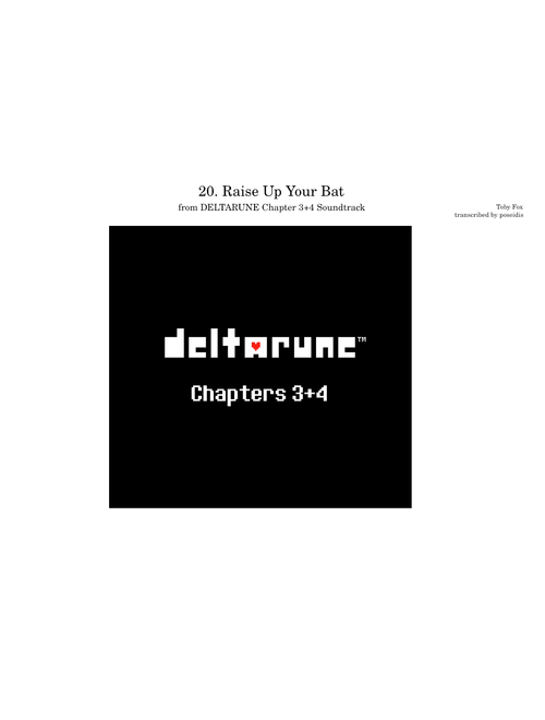 Raise Up Your Bat - Toby Fox (from DELTARUNE Chapter 3)