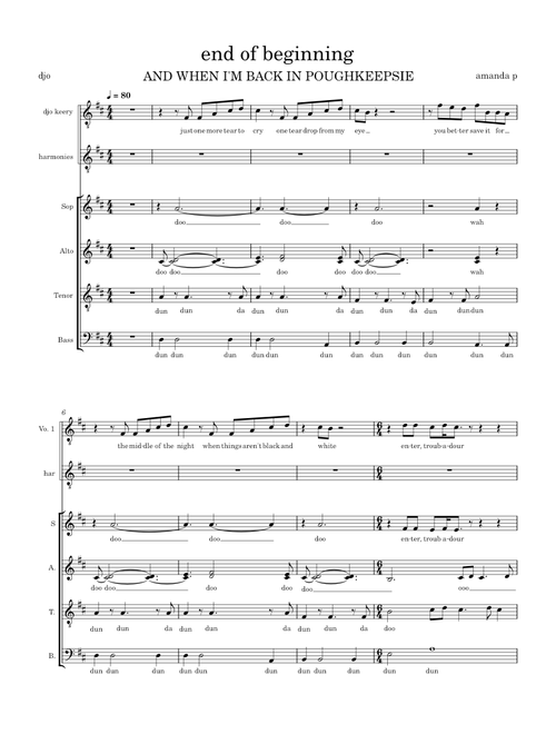 End Of Beginning – Djo (a cappella)