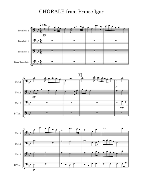 Prince igor theme – Alexander Borodin CHORALE from Prince Igor