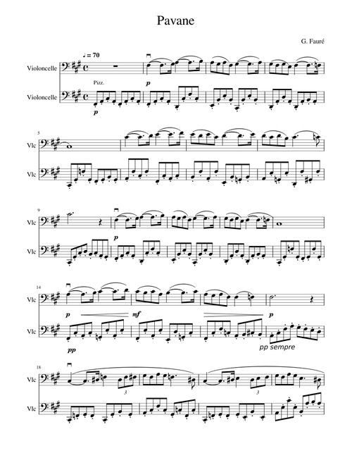 Pavane 2Celli