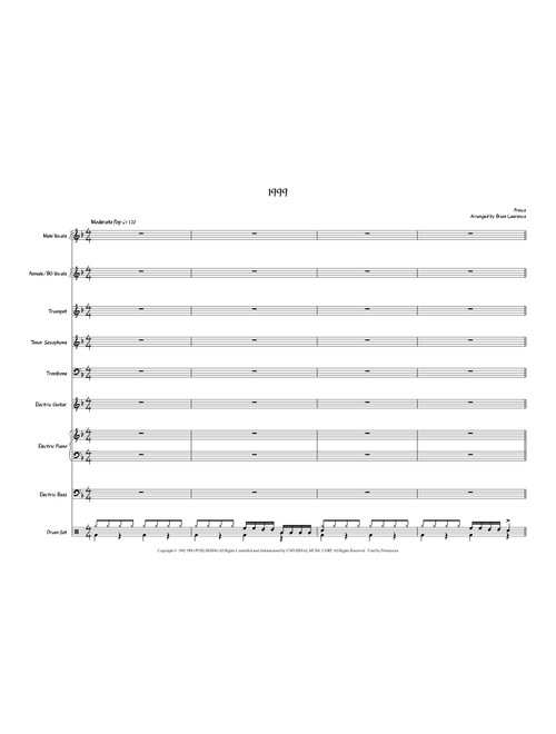 1999 (Arr. Brian Lawrence) - Prince (Cover Band)