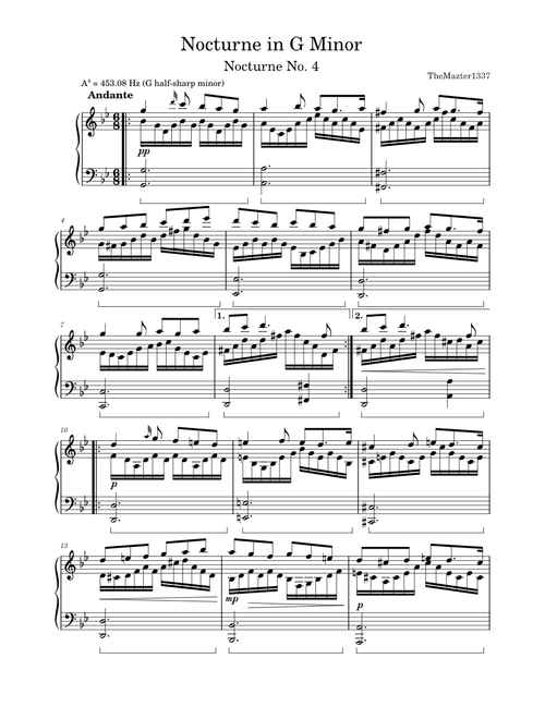 Nocturne in G Minor