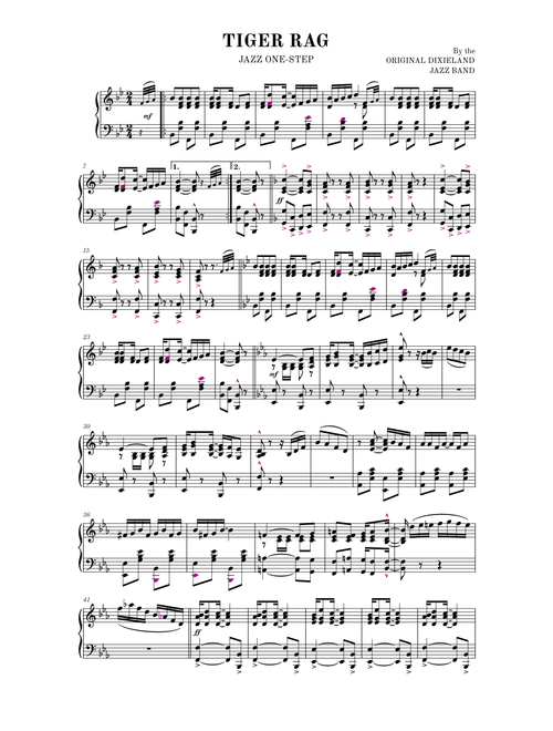Tiger Rag – Original Dixieland Jazz Band (1917)
