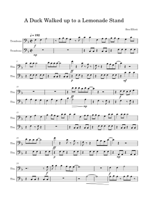 The Duck Song – Bryan Oden The Duck Song for Concert Band Sheet Music ...