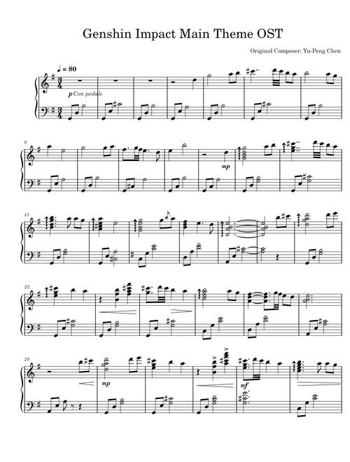 Genshin Impact Main Theme