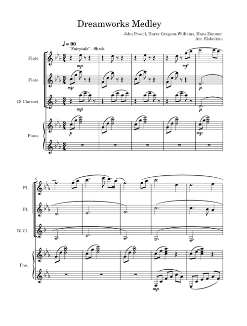 Dreamworks Medley