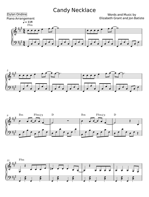 Candy Necklace - JON BATISTE