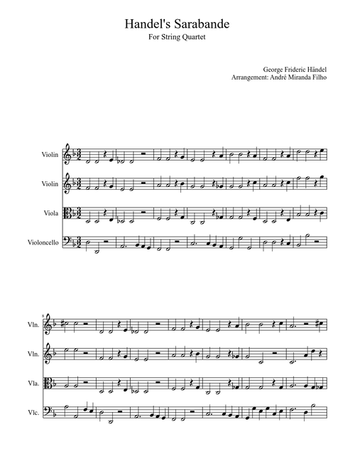 Handel's Sarabande