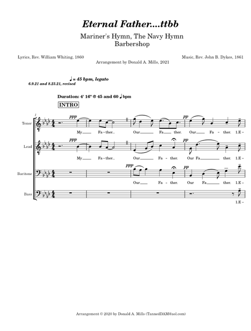 Eternal Father....ttbb