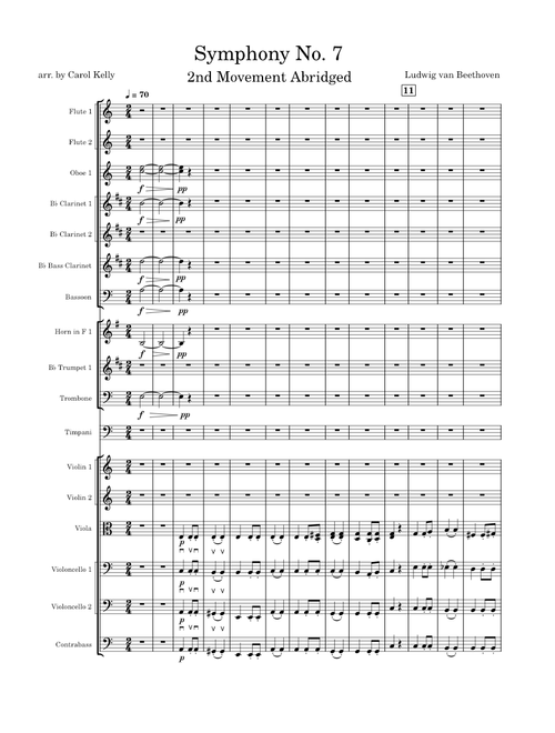 Symphony No 7, Allegretto – Ludwig van Beethoven