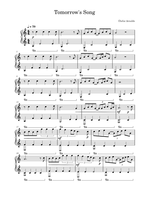 Tomorrow's Song - Ólafur Arnalds