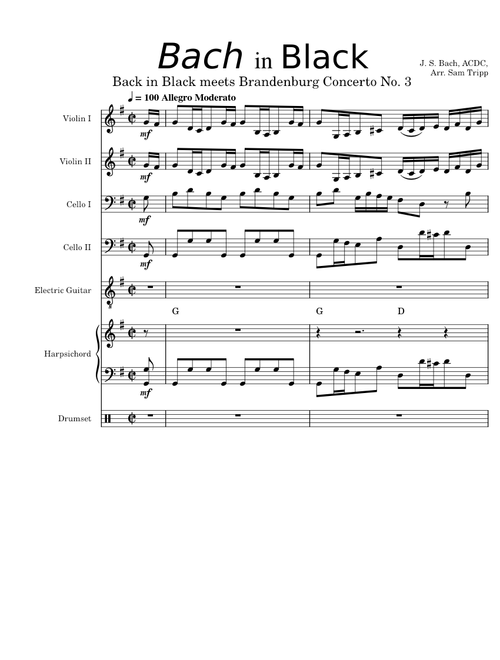 Bach in Black – AC/DC Meets J.S. Bach