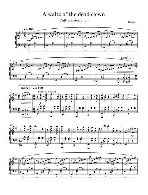 Waltz for the Dead Clown – Hakdo