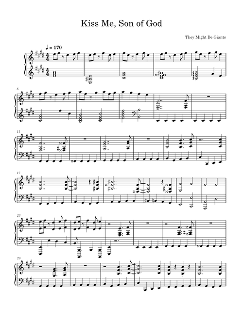 Kiss Me, Son of God – They Might Be Giants