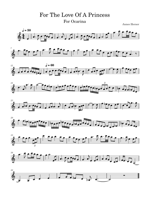 For The Love Of A Princess (from Braveheart) – James Horner For The Love Of A Princess