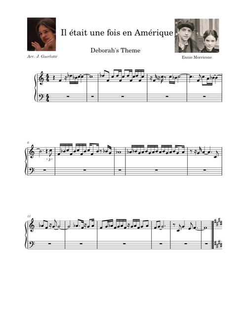 Il était une fois en Amérique - Thème de Déborah – Ennio Morricone