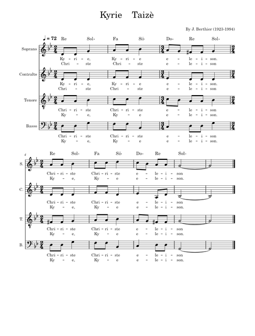 Kyrie Taizè