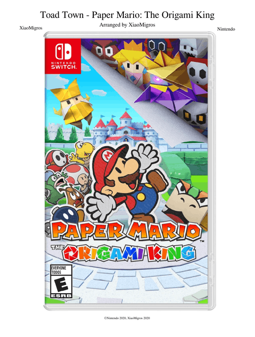 Toad Town - Paper Mario: The Origami King