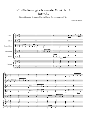 Free Johann Christoph Pezel sheet music | Download PDF or print on