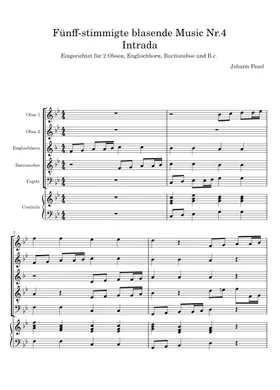 輸入譜Johann Pezel SixPieces for BrassChoir 輸入譜Johann Pezel 輸入譜Johann Pezel SixPieces for BrassChoir 輸入譜Johann Pezel