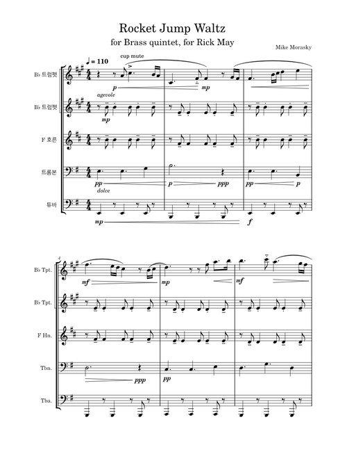 Team Fortress 2 - Rocket Jump Waltz – Mike Morasky (for Brass Quintet)