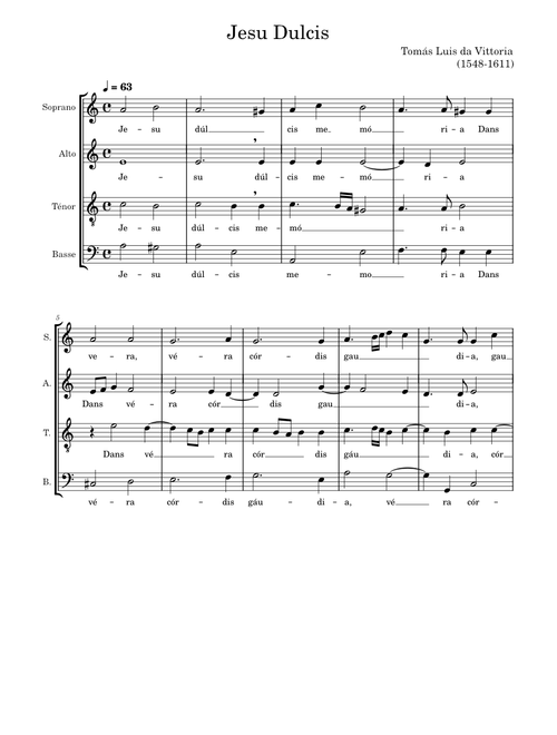 Jesu Dulcis - Vittoria