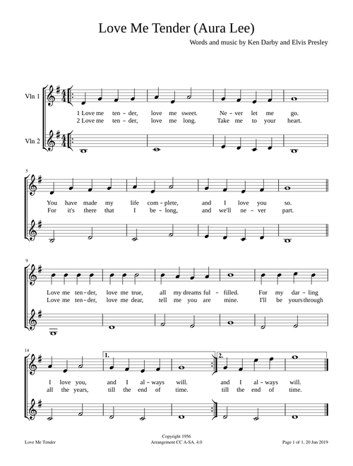 Love Me Tender