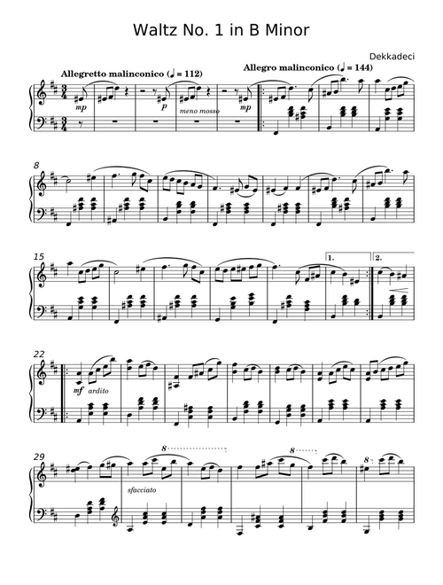 Raindrop Waltz No. 1 in B-Minor - Joshua Kyan Aalampour