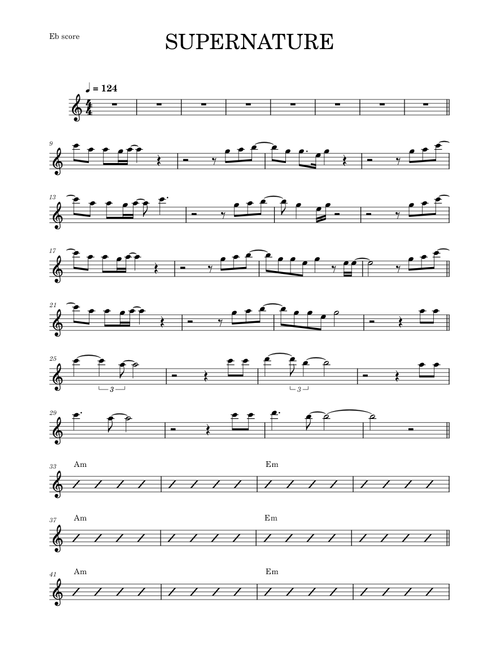 Supernature – Cerrone (Alto Sax RMX)