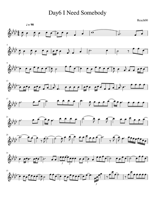 Day6 I Need Somebody Flute