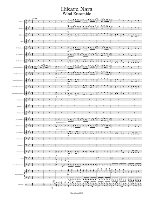 Hikaru Nara - Your Lie in April OP 1 [Wind Ensemble]
