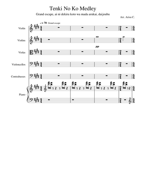 Tenki No Ko Medley