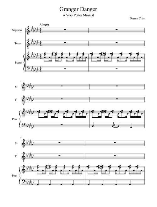 Granger Danger - A Very Potter Musical (Vocals)