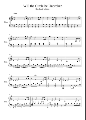 Will the Circle Be Unbroken (Lead sheet with lyrics ) Sheet Music with ...