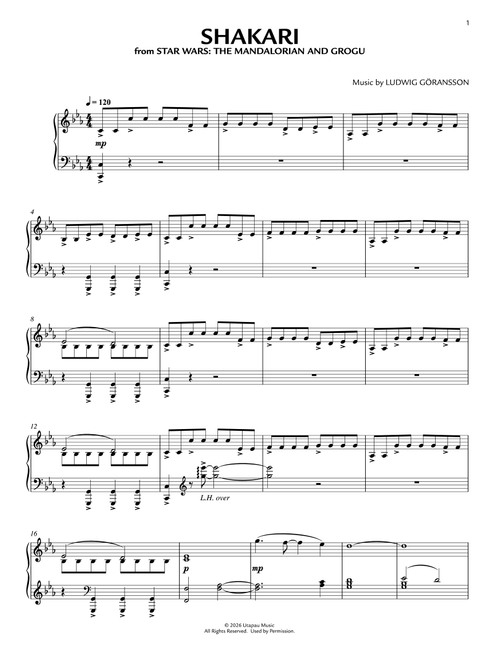 Shakari (from Star Wars: The Mandalorian and Grogu) - Ludwig Göransson (Piano Solo)