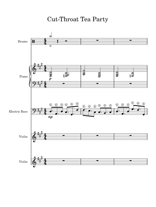 CUT-THROAT TEA PARTY - FORSAKEN OC FANTRACK – Oryni