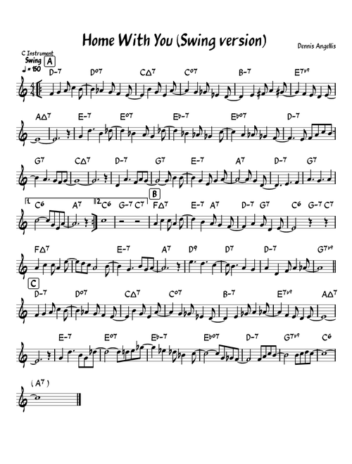 Home With You (Swing) - Dennis Angellis