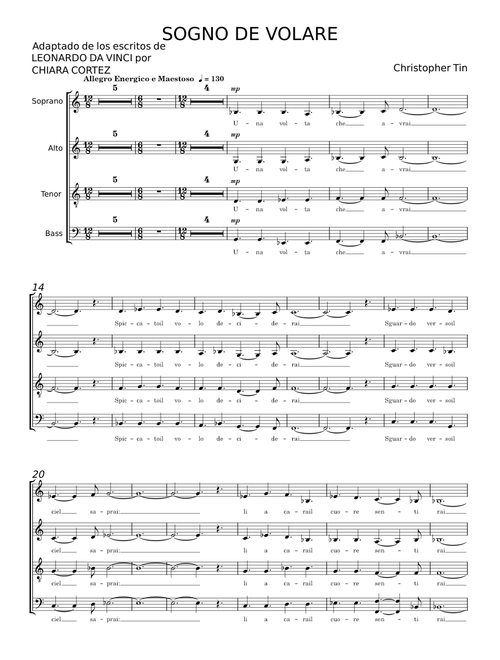 Sogno de Volare - Christopher Tin