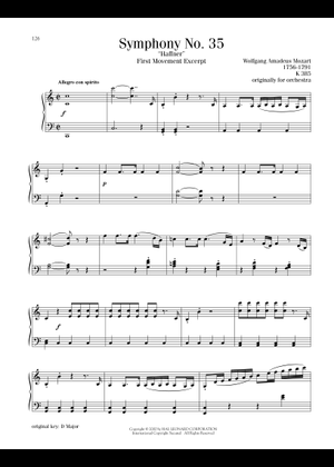 MOZERT/交響曲第35番