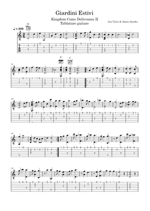 Camp Celebration - Kingdom Come: Deliverance 2 Sheet Music with