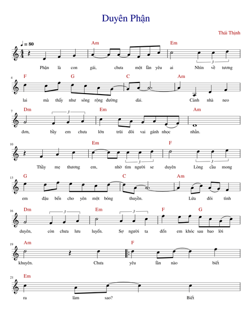 Duyên Phận – Thái Thịnh duyen-phan