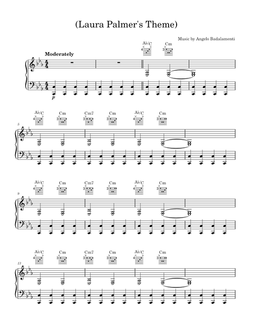 Laura Palmer's Theme (Love Theme From Twin Peaks) – Angelo Badalamenti