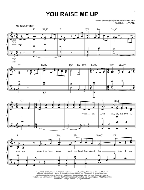 You Raise Me Up (Arr. Gary Meisner) - Josh Groban (Accordion)
