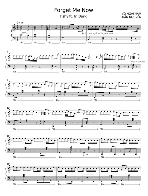 Forget Me Now - VÕ HOÀI NAM