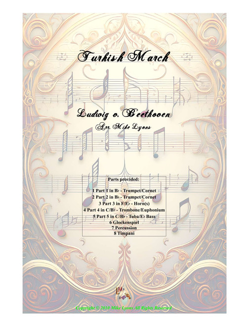 Turkish March - Beethoven (Brass Sextet) (Arr. Mike Lyons) - Ludwig Van Beethoven (Small Ensemble)